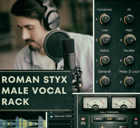 OnlineMasterClass Roman Styx Male Vocal Rack Synth Presets